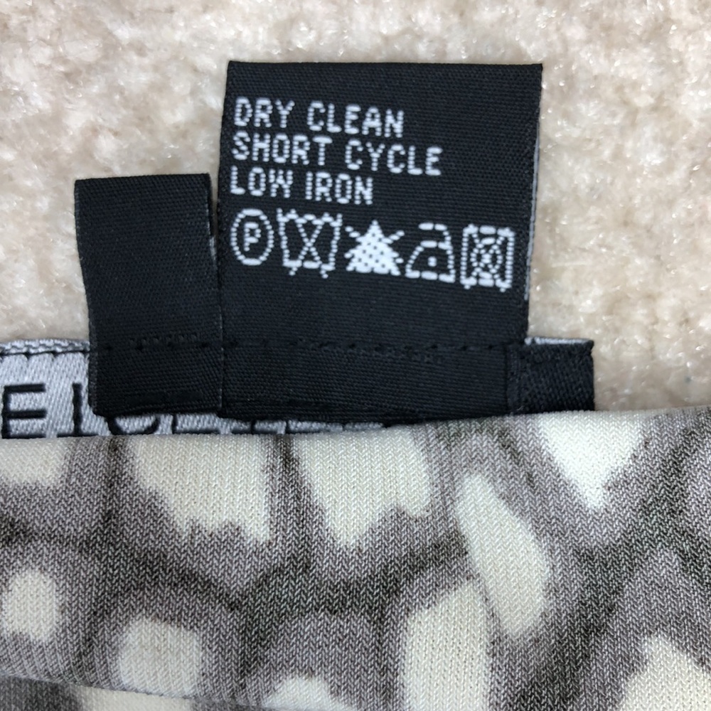 Etcetera Reptile Geo Abstract Print Wrap Dress - image 6